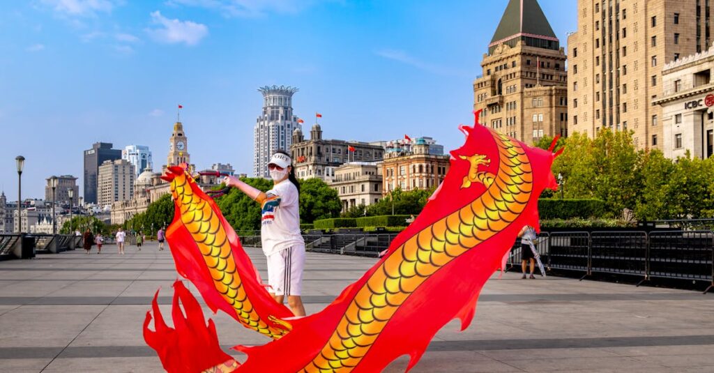 龍神の力を味方にし、光と調和の中で生きる姿を象徴する幻想的な龍のイメージ画像