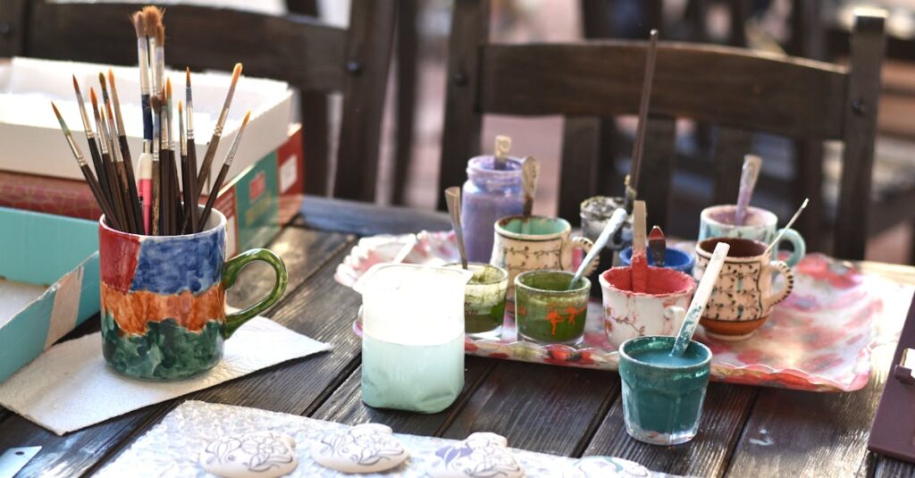 陶芸の窯で焼かれる龍神の置物が光を放ちながら完成していく神秘的なイメージ