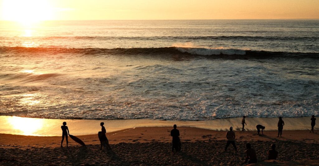 龍神の光と水のエネルギーが人の進む道を照らしている美しい浄化のイラスト