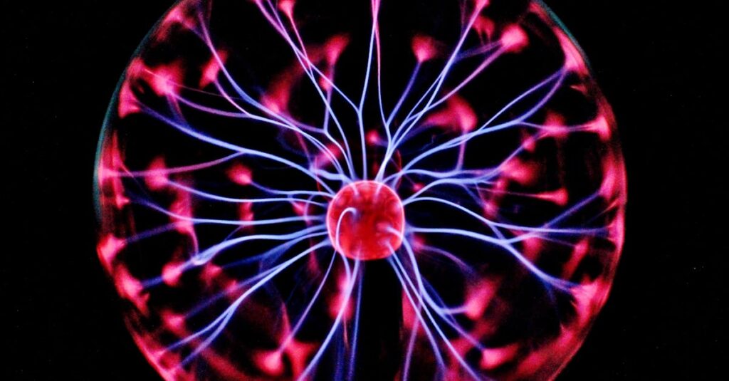 龍神の護符に光が流れ込み、天と地をつなぐ神秘的なエネルギーを表現したスピリチュアルアート