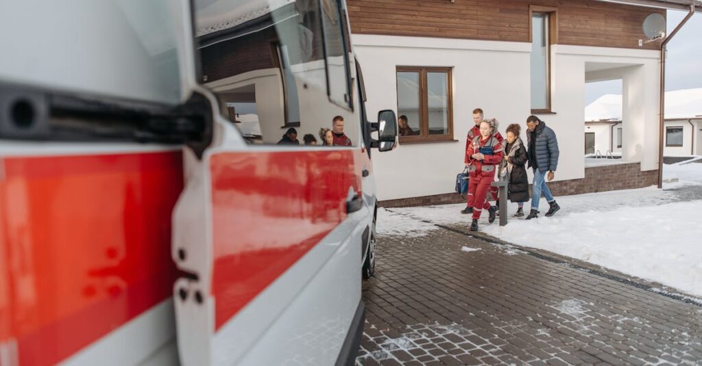 夢のメッセージを受け取った人が光に導かれ行動を起こすスピリチュアルな風景