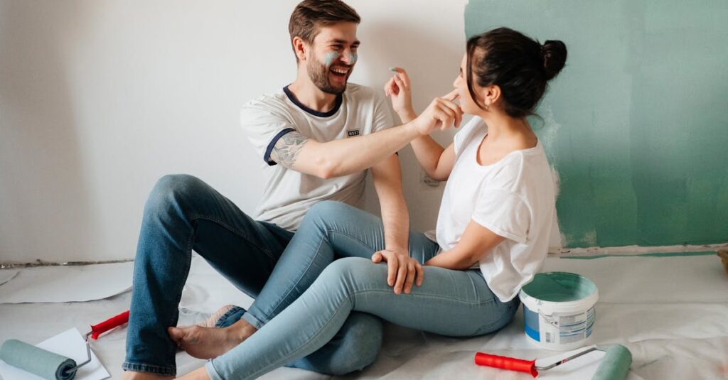 龍神の絵が飾られた空間が柔らかな光に包まれ、守護と安らぎを感じさせるアート